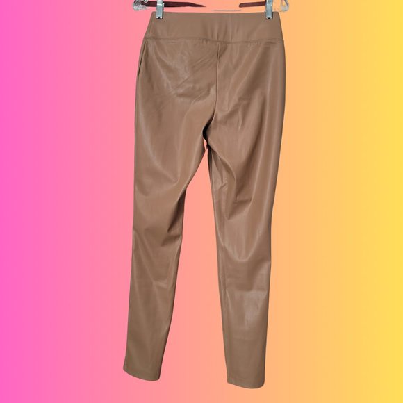 INC FAUX LEATHER SLIP ON LEGGINGS SIZE 6 - Picture 5 of 5